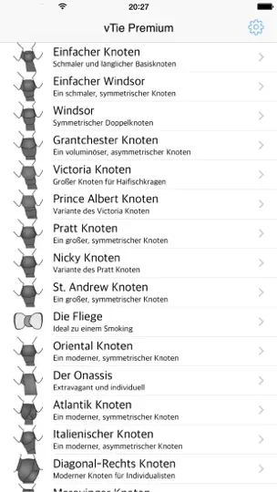 Screenshot von VTie Premium - Krawatte Binden Zu Allen Gelegenheiten Wie Hochzeit, Vorstellungsgespräch, Bewerbung Oder Bei Geschäftsterminen auf dem iPhone 1