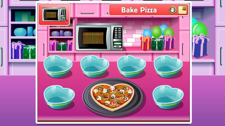 Cooking game-valentine pizza