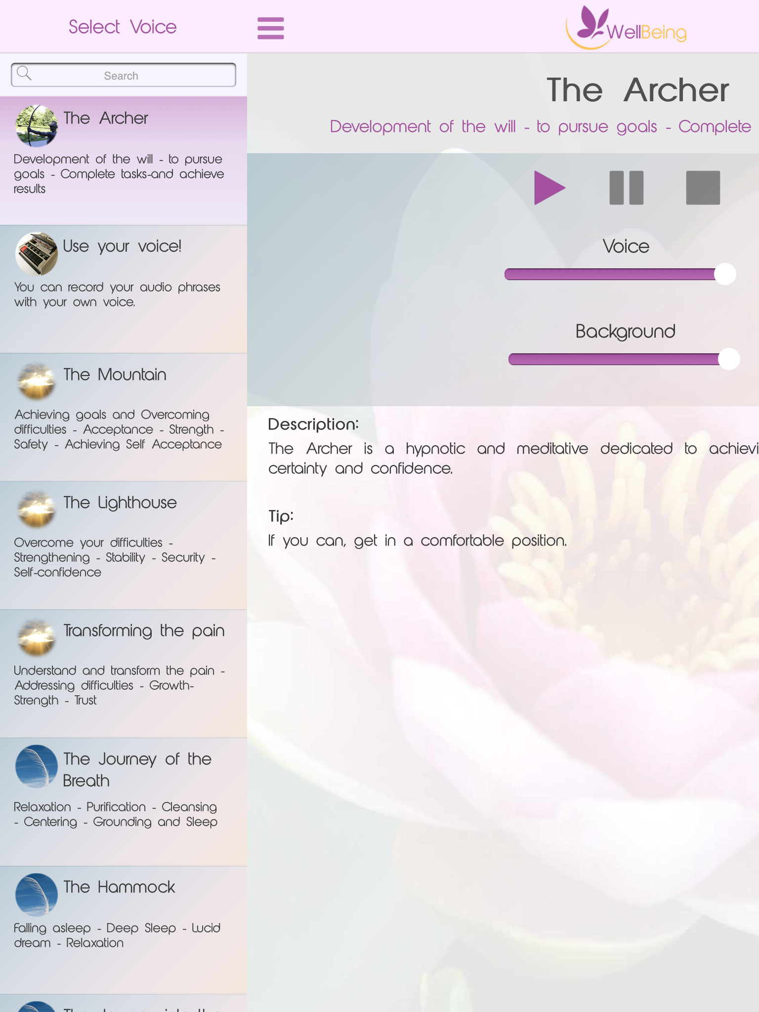 WellBeing healing screenshot 8