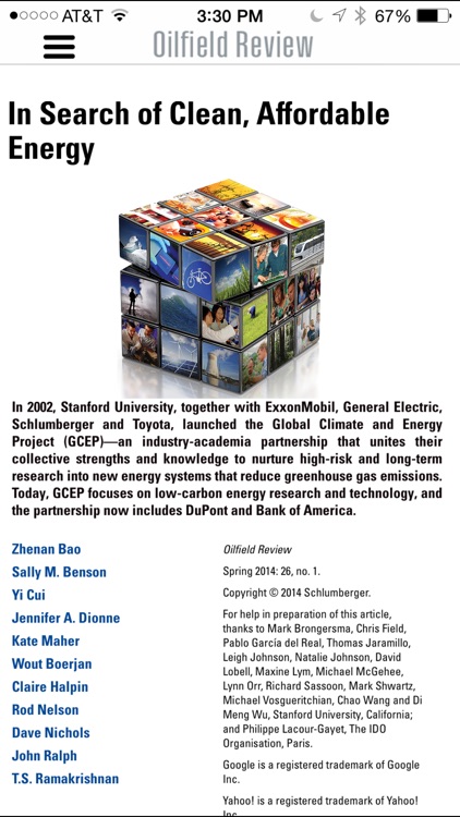 Schlumberger Oilfield Review