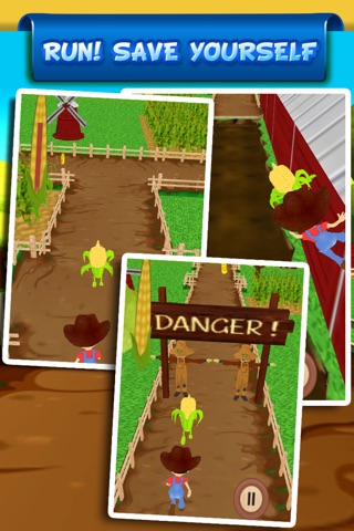 ``Baby Corn Run 3D Farm Race - Real Vegetable Endless Runner Dash Racing Free by Top Crazy Games screenshot 3