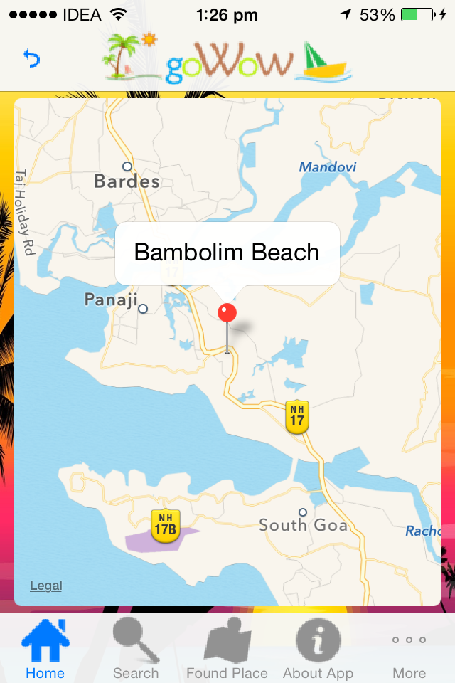 GoWow GOA Travel Guide App