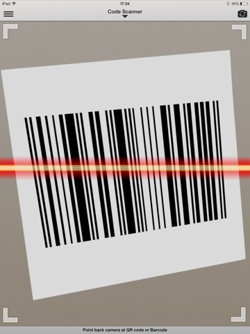 Barcode Reader for iPadのおすすめ画像1