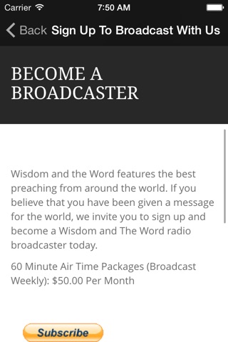 Wisdom And The Word Radio screenshot 4