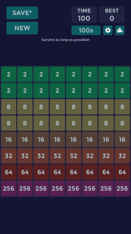 2048 9x9 - Number puzzle game with Classic and Time Survival mode screenshot-4