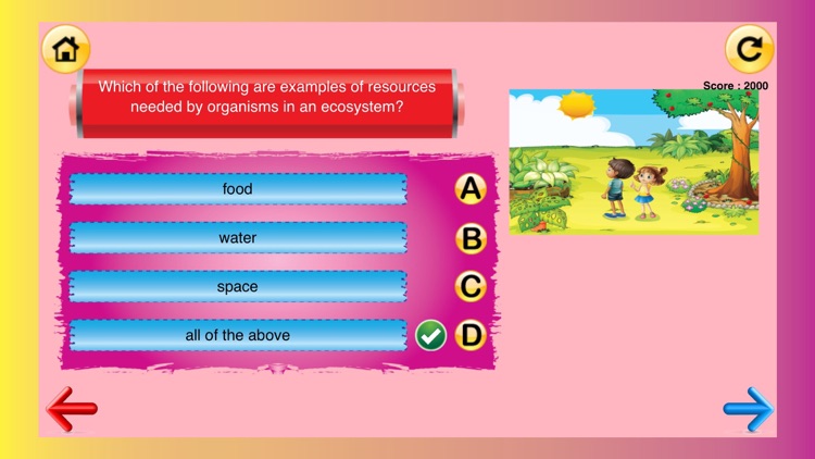 4th Grade Science Quiz # 1 for home school and classroom screenshot-4