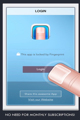 Fingerprint Password Manager screenshot 2