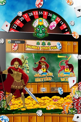 Chimera Video Poker : Big fun with classic adventure casino poker game screenshot 3