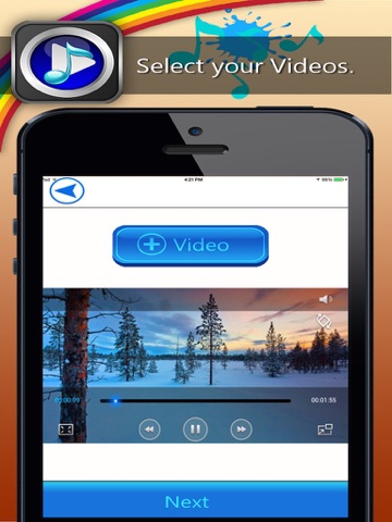 Screenshot #5 pour Customize Video Generator: Add Music, Sound Tracks to Video Clips