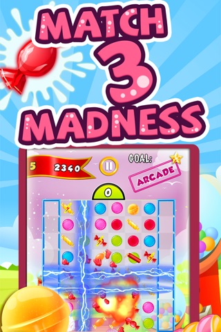 Candy Feast - fruit jam in match-3 mania game free screenshot 2