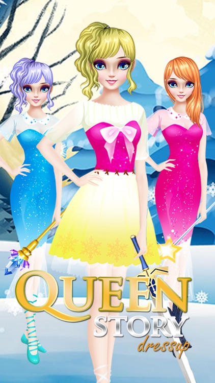 Queen story princees dress up