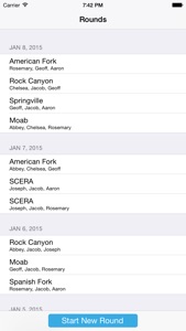 Longshot - PDGA Disc Golf Course Directory & Scorecard screenshot #1 for iPhone