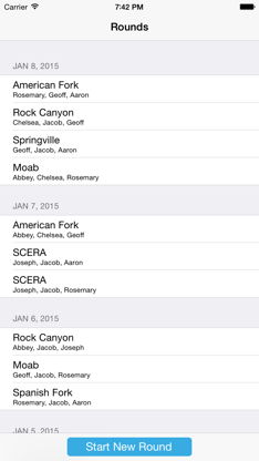 Longshot - PDGA Disc Golf Course Directory & Scorecard screenshot 1