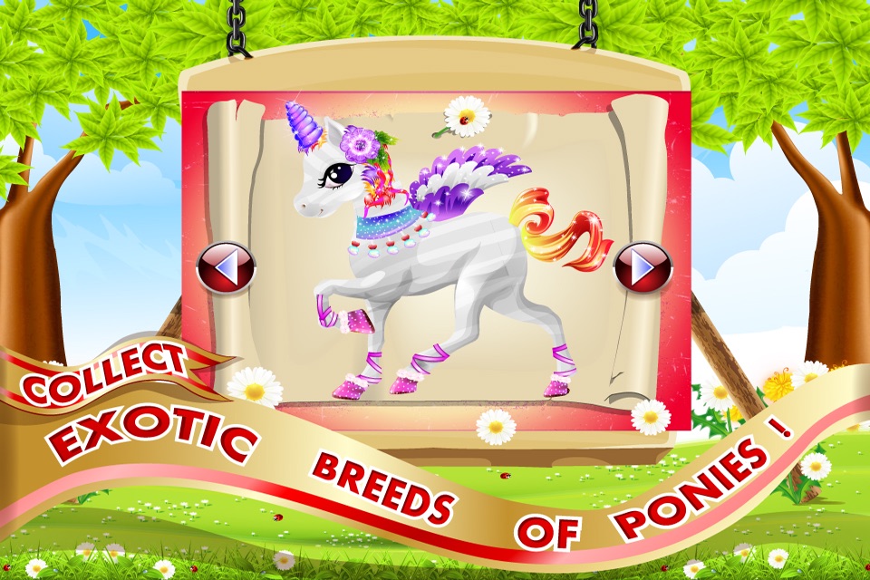 A Magic Pet Pony Horse World - Dress Up Your Cute Little Pony Free screenshot 3