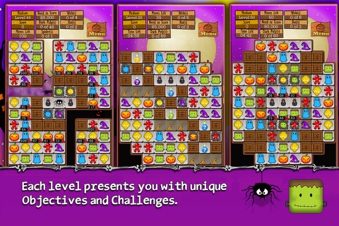 Halloween Drops - Match three puzzle screenshot 3