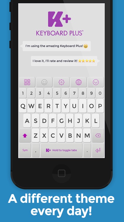 Keyboard Plus: A different theme everyday.