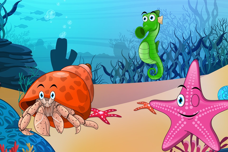 Peekaboo animals in the sea, ocean, lake and river for toddlers and babies screenshot 3