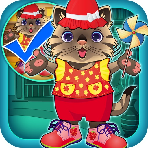 My Virtual Little Kitty And Puppy Copy And Draw Game Advert Free App icon