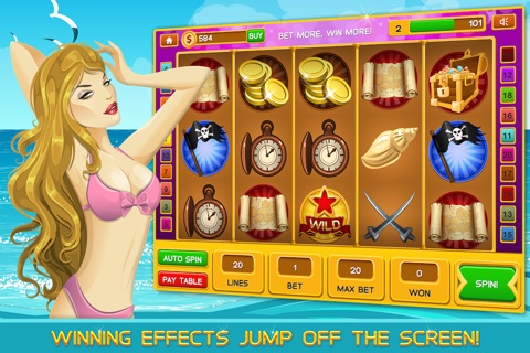 Caribbean Vacation Casino Slots PRO - The Big Bonus Vegas Slot Machine Game screenshot 3