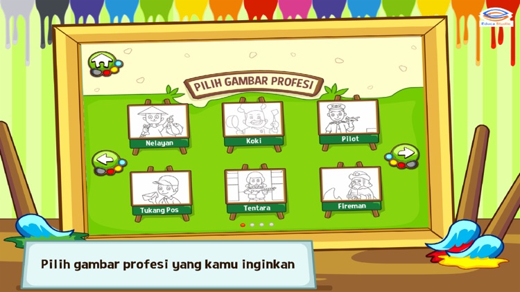 Marbel Mewarnai Profesi