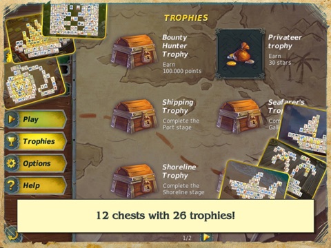 Screenshot #6 pour Mahjong Gold 2 Pirates Island Solitaire Free