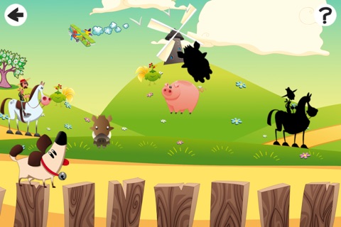 Animated Shadow Puzzle: Funny Game-s For Small Kid-s with Happy Farm Animal-s screenshot 4