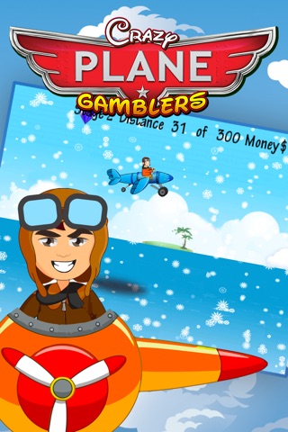 Crazy Plane Gamblers: Snow Storm Attack Pro screenshot 2