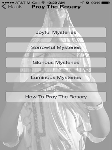 Pray The Rosary: The Broken Mary Project iPad screenshot 4 - Lifestyle app