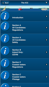 International Certificate of Competence (ICC) screenshot