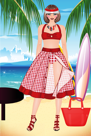 Bikini Fashion Dress Up and Make Up Game screenshot 3