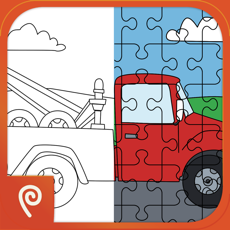 Activities of Color It Puzzle It: Trucks