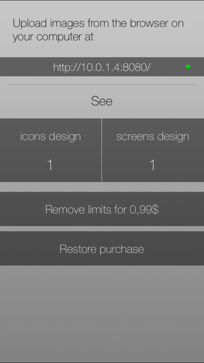 Rescreen: help for designers and developers. Icons and screenshots in native view.