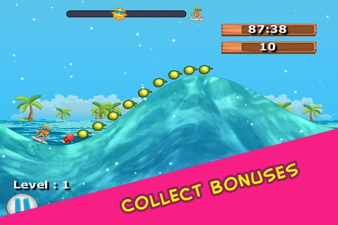 Cowabunga Hawaiian Wave Rider FREE screenshot 3