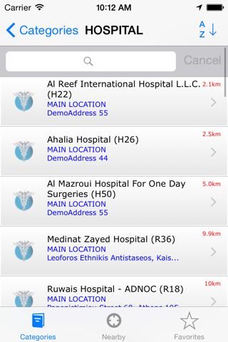 Provider Search screenshot 2