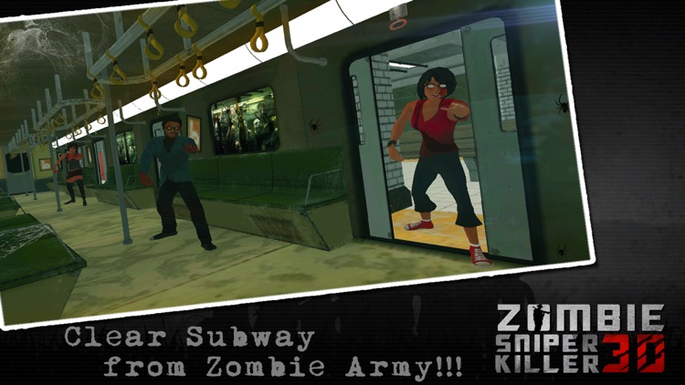 Deadly Zombie Sniper Simulator 3D: Take perfect headshots to kill undead zombies screenshot-3