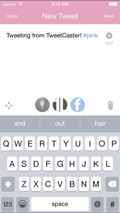 TweetCaster PINK for Twitter screenshot-3