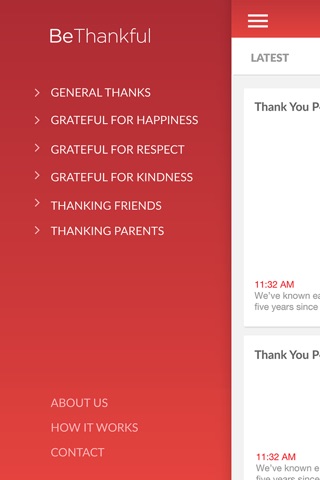 BeThankful.ca screenshot 3