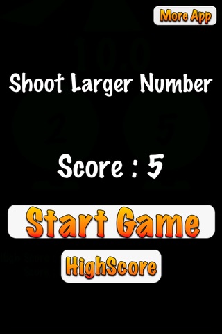 Happy Larger Number Shoot screenshot 2