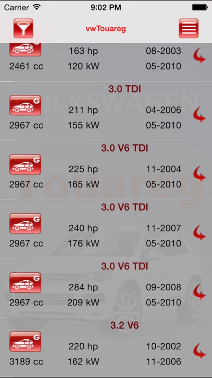 AutoParts VW Touareg