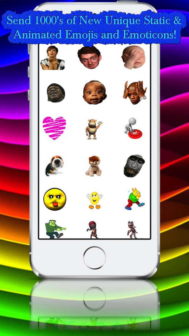 Real Emojis - All the best new animated & static emoji emoticonsのおすすめ画像1