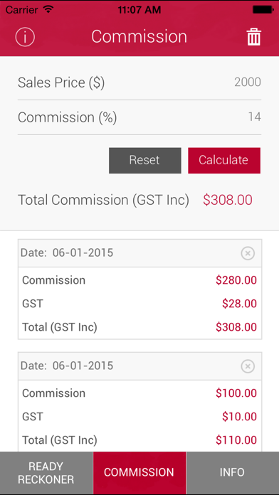 90 Day Ready Reckoner Screenshot