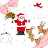 クリスマスのお話朗読アプリ「サンタさんへのプレゼント」