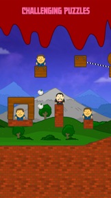 Bite - A Physics Based Puzzle Game with Vampires, Priests and Humans screenshot