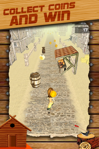 3D Peasant Run Infinite Runner Game with Endless Racing by Studio Fun Games FREE screenshot 3