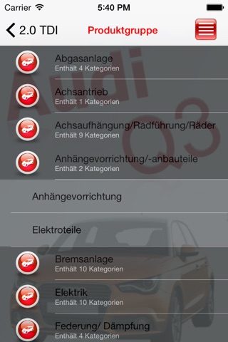 AutoParts  Audi Q3 screenshot 2