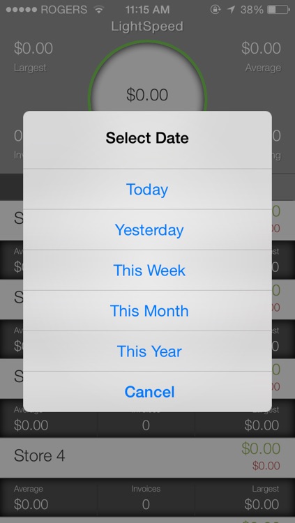 Lightspeed Dashboard