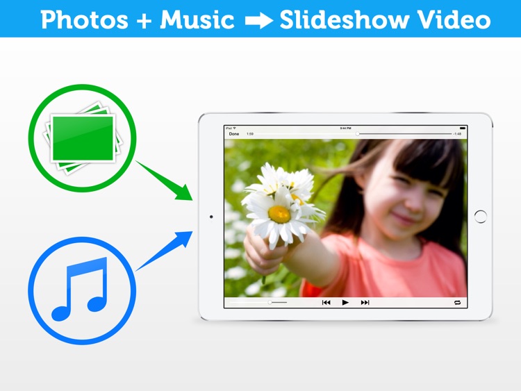 fotovidia hd: slideshow video maker from photos and music