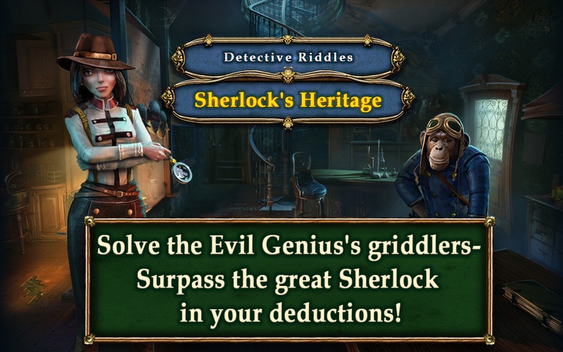 detective riddles. sherlock's heritage free iphone screenshot 1