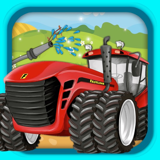 Farm Tractor Repairing and Washings Icon