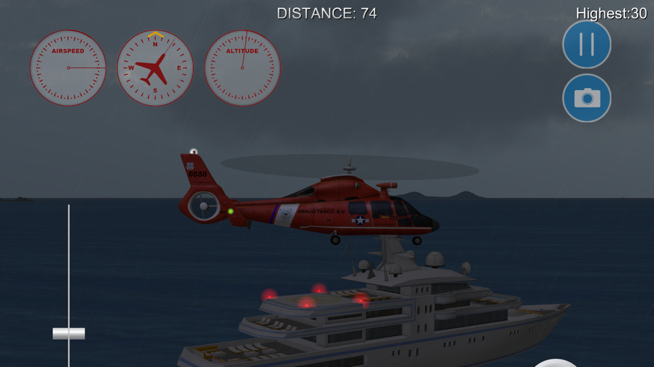 #5. Helicopter Flight Simulator (iOS) 由: Quantum Design Group